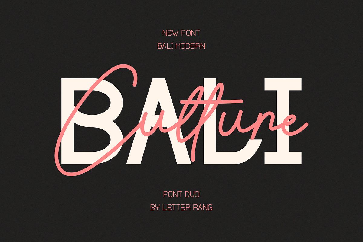 Bali Culture Font Duo Free Download Free Download