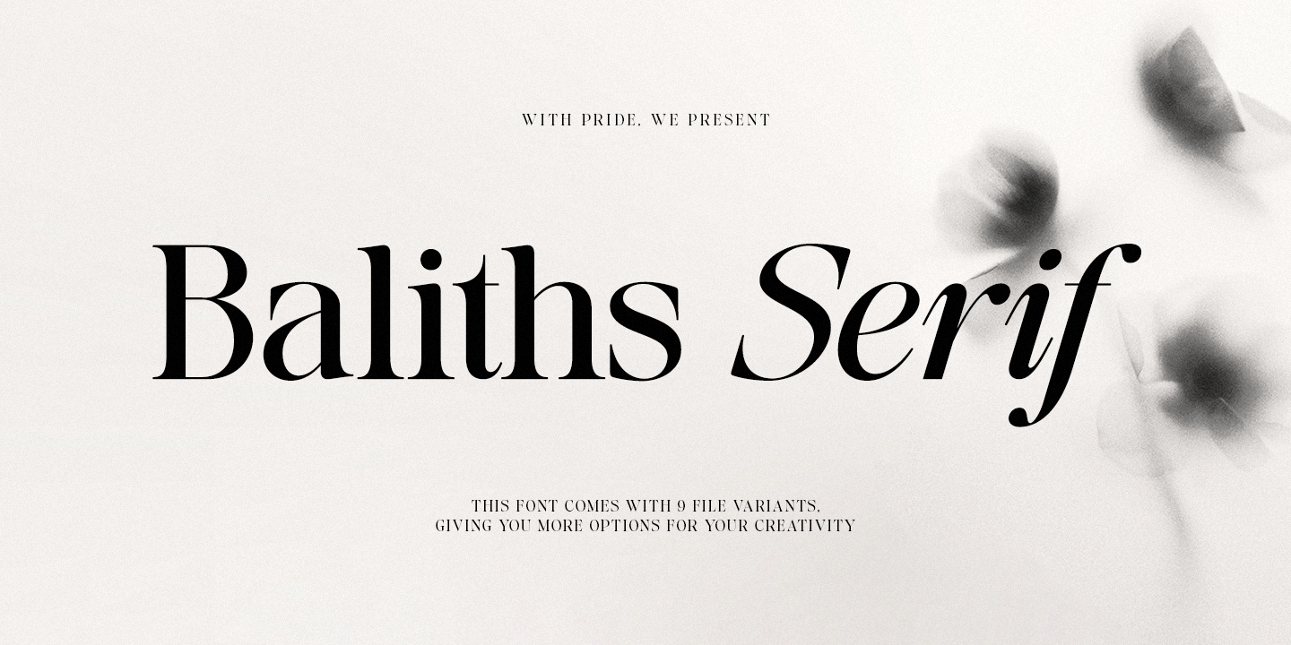 Baliths Serif Free Download Free Download