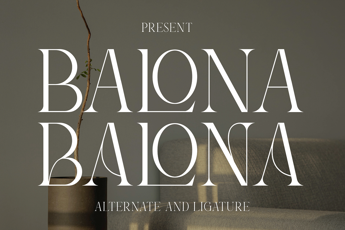 Balona Modern Serif Free Download Free Download