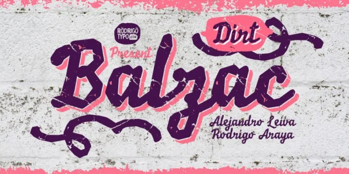 Balzac Dirt Font Free Download Free Download