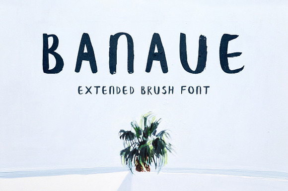 Banaue Extended Brush Font Free Download