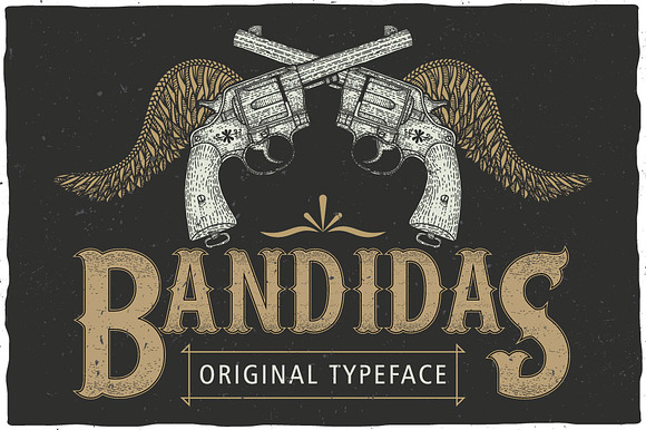 Bandidas Label Font Free Download