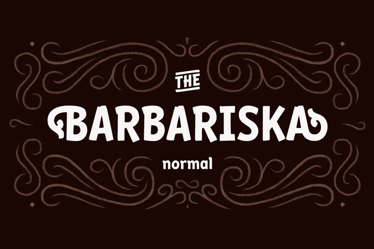 Barbariska Regular & Oblique Free Download Free Download