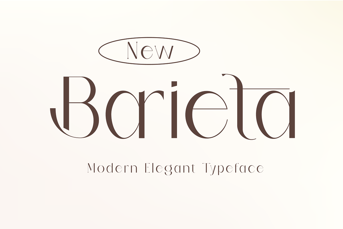 Barieta Elegant Typeface Free Download Free Download