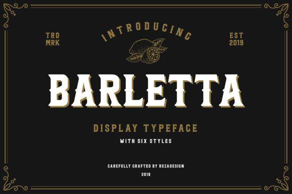 Barletta Font Free Download