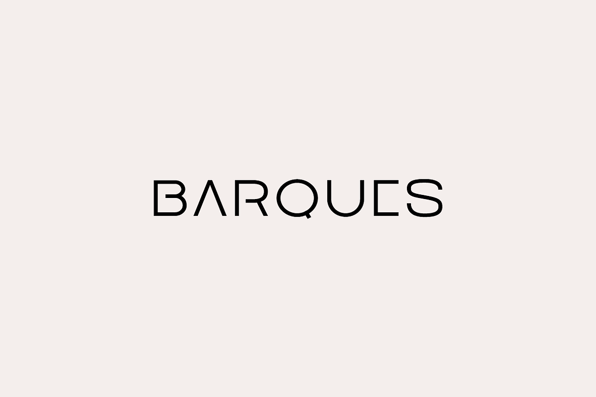 BARQUES - Display / Logo Typeface Free Download