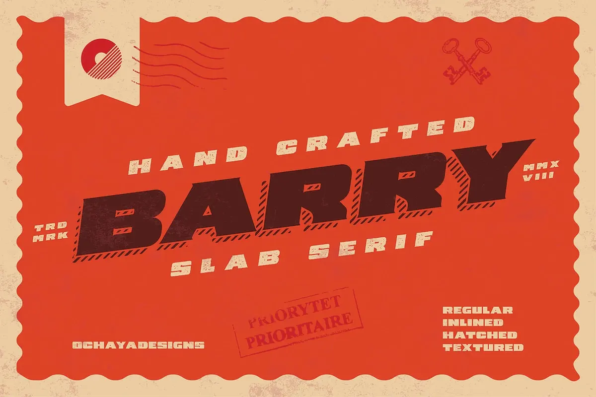 Barry | 4 Font Styles Free Download Free Download