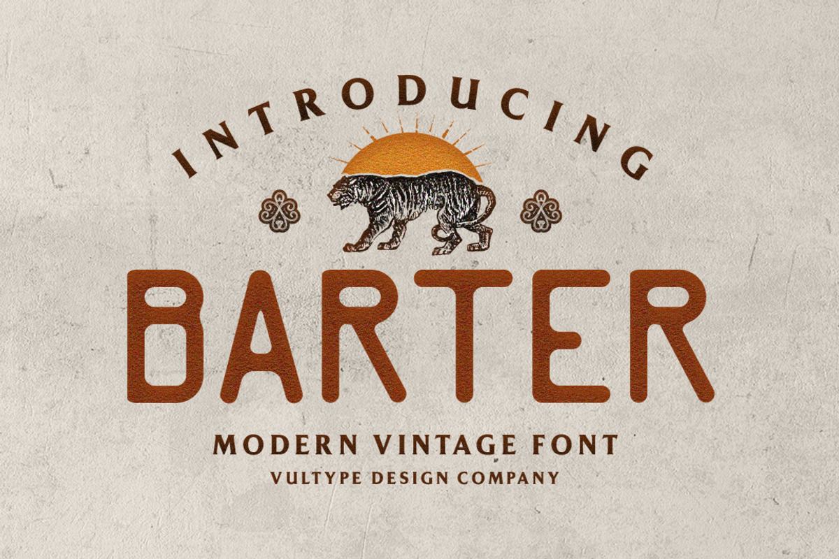 Barter Vintage Font Free Download Free Download