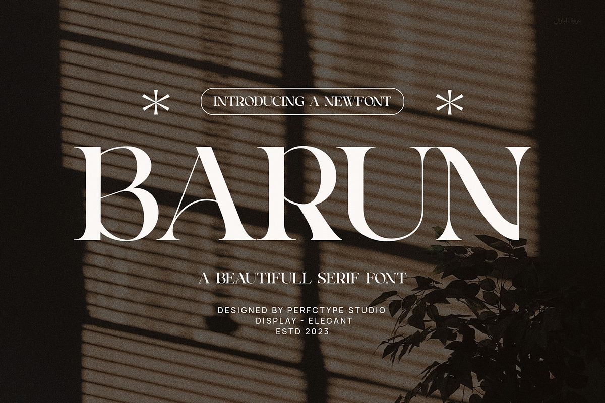 Barun Elegant Serif Font Typeface Free Download Free Download