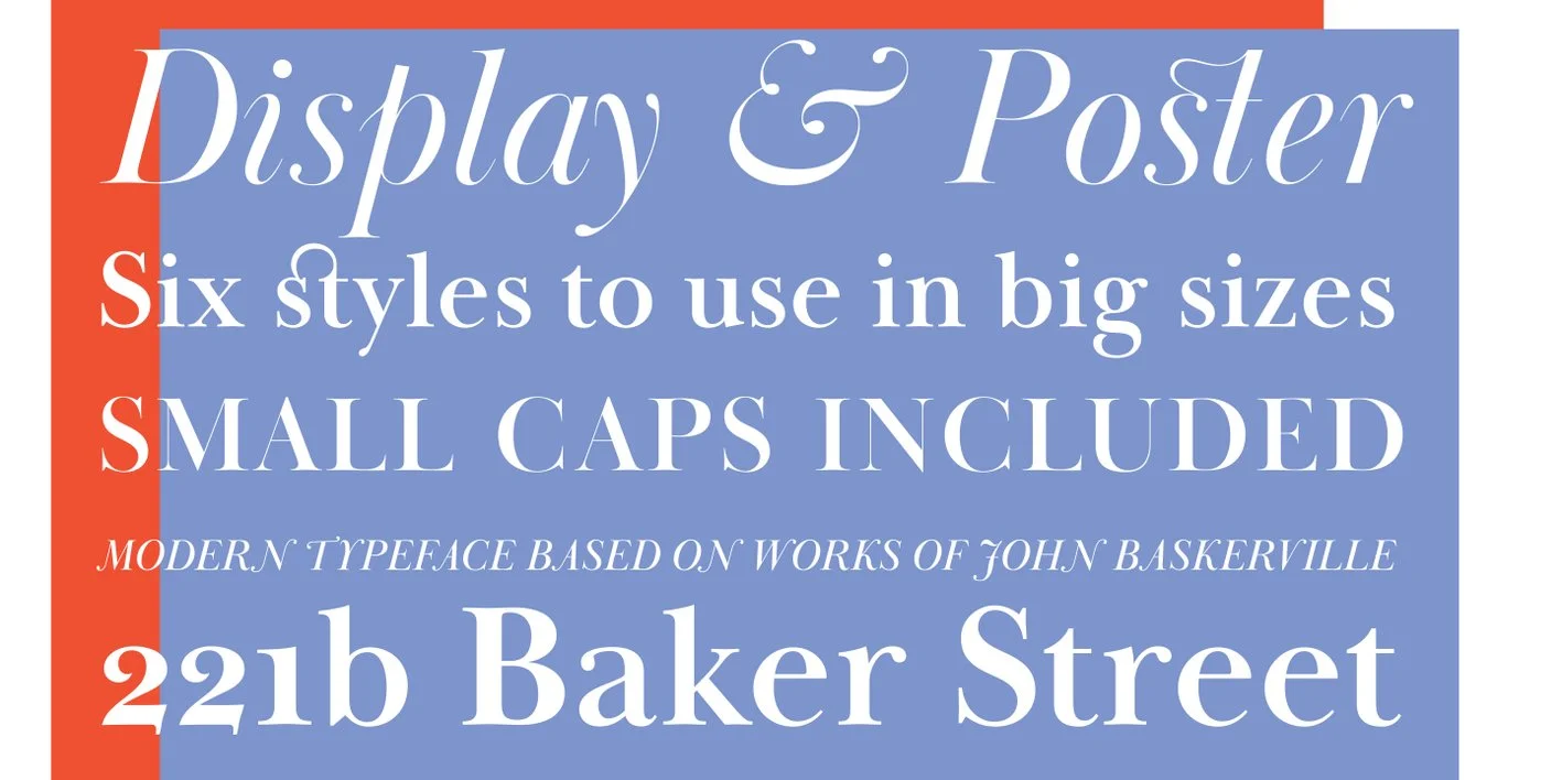 Baskerville Display PT Font