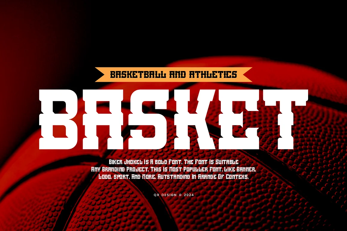 Biker Jhokel Athletics & Basketball Font