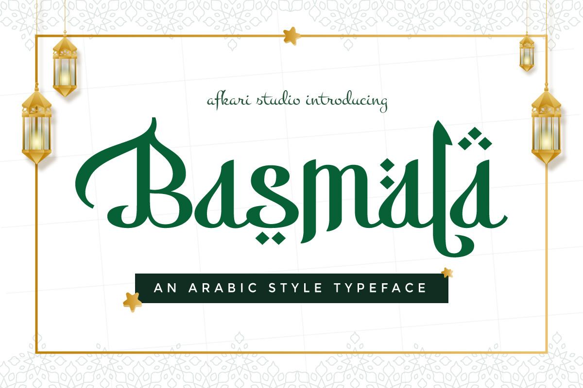 Basmala - An Arabic Style Typeface Free Download Free Download