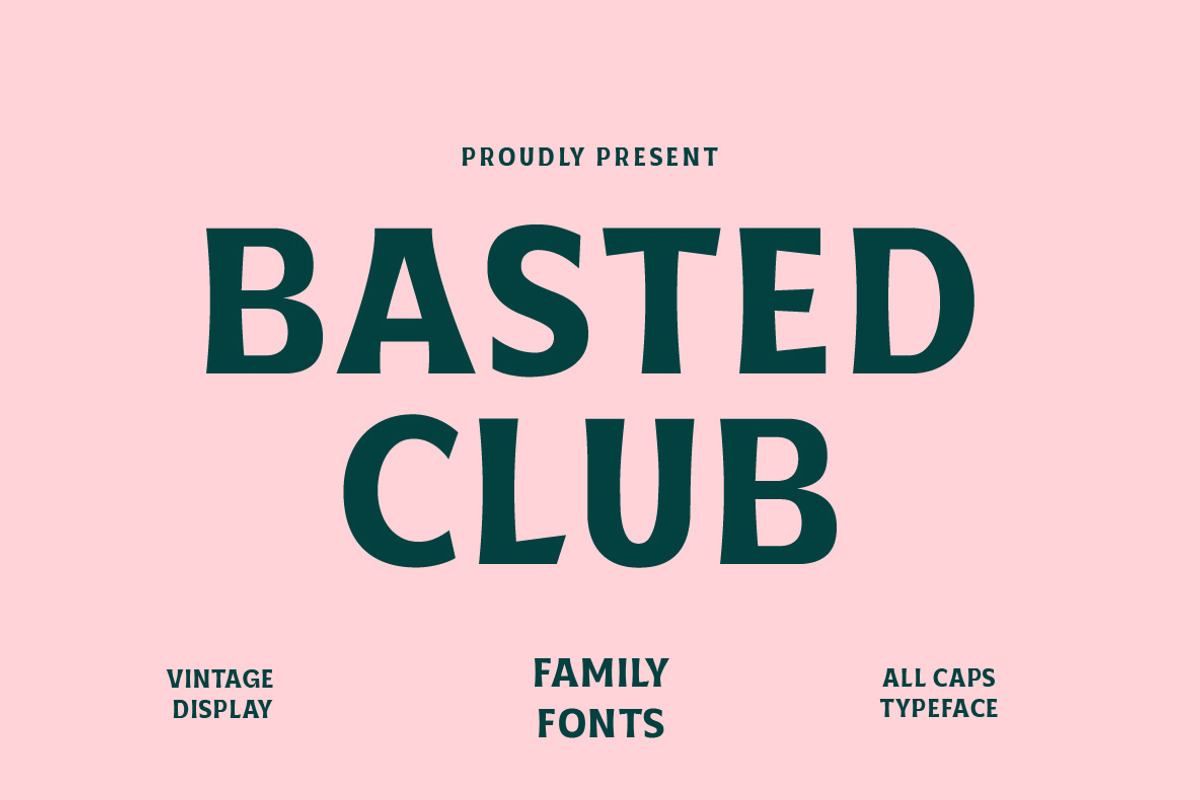 Basted Club Vintage Font Free Download Free Download