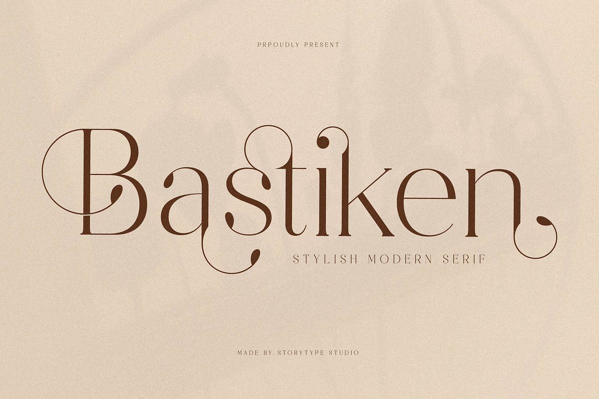 Bastiken Stylish Modern Serif Free Download Free Download