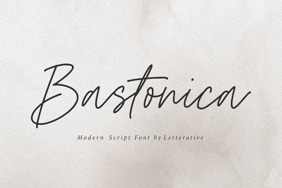 Bastonica - Modern Script Font Free Download Free Download