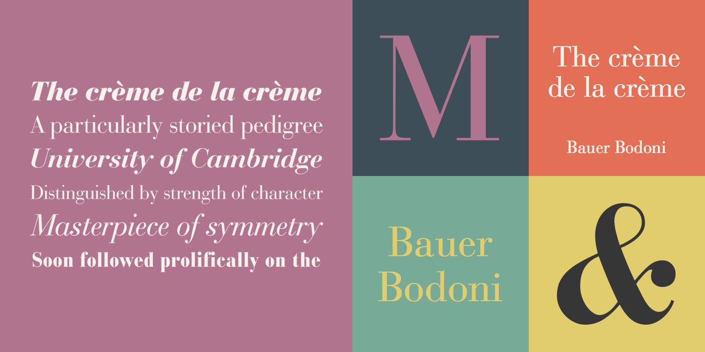 Bauer Bodoni Free Download Free Download