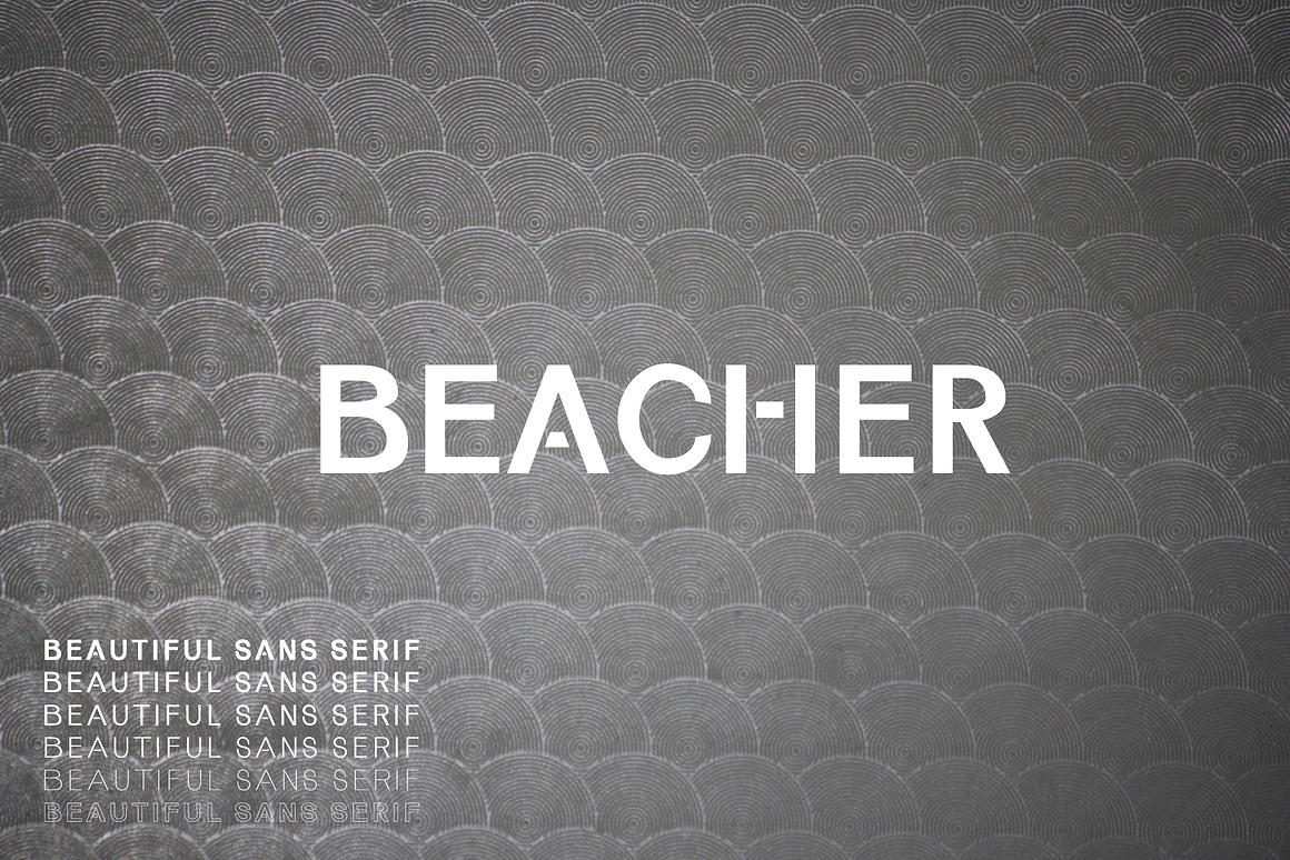 Beacher Sans Serif 6 Font Family Free Download