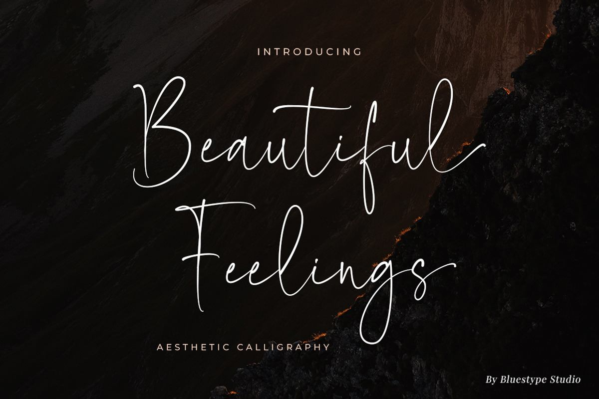 Beautiful Feelings - Aesthetic Fonts Free Download Free Download