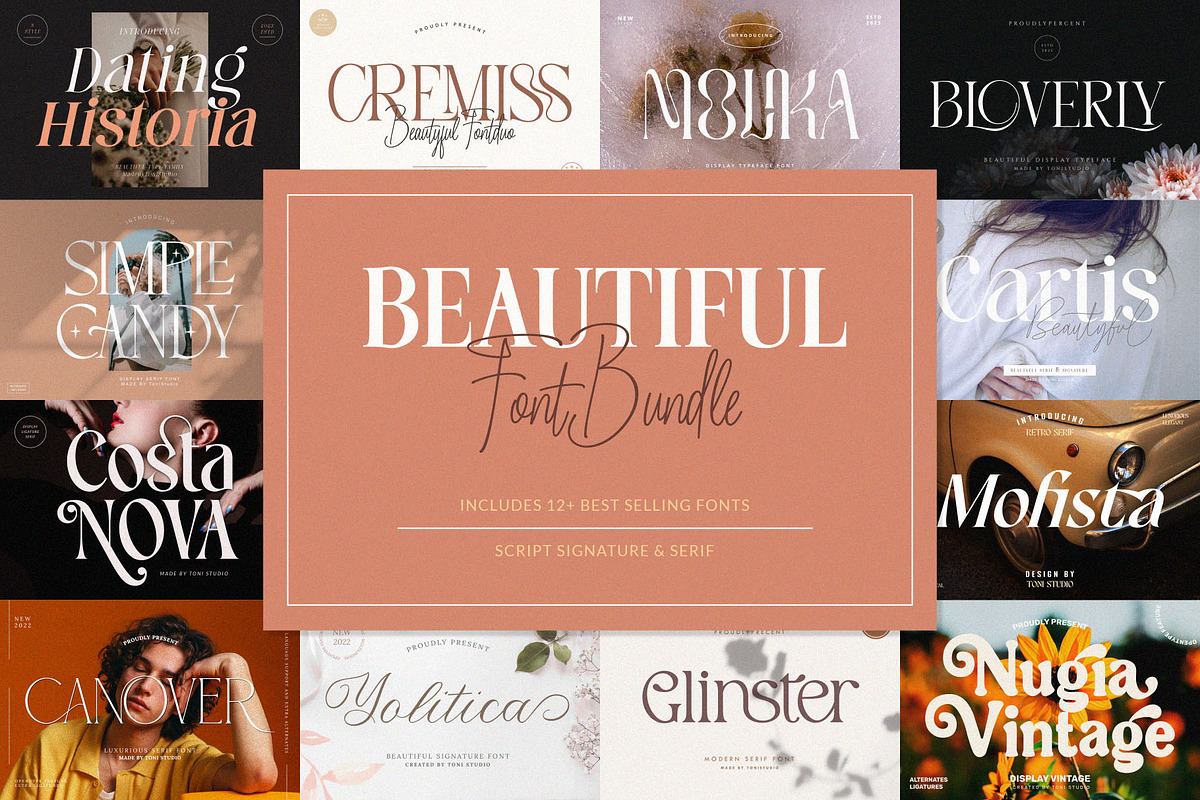 Beautiful Fonts Bundle Free Download Free Download