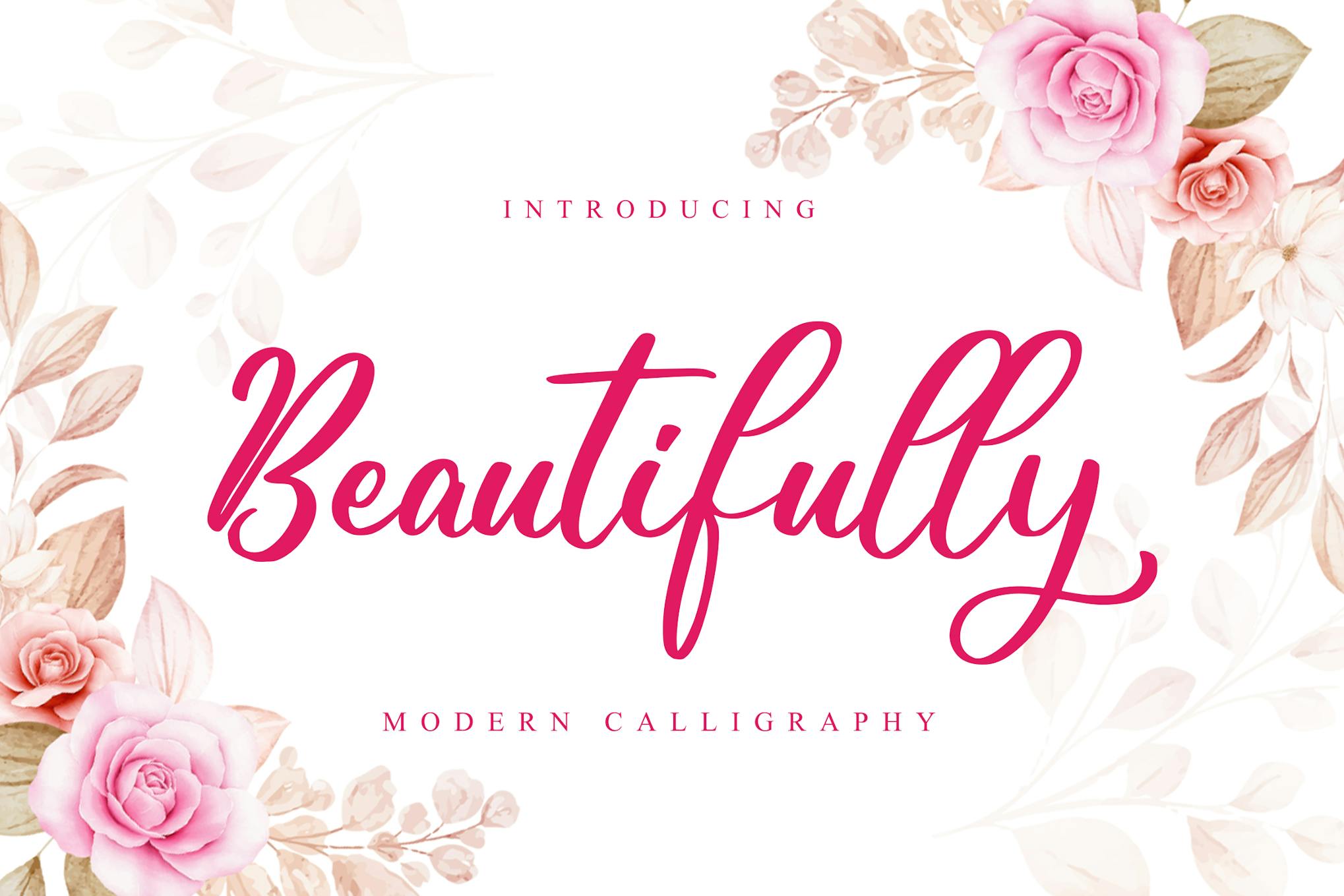 Beautifully - Wedding Font Free Download