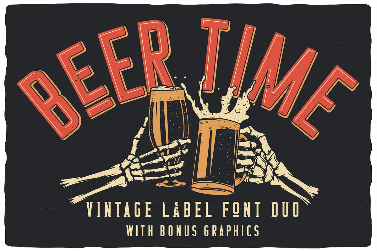 Beer Time Label Font Free Download Free Download