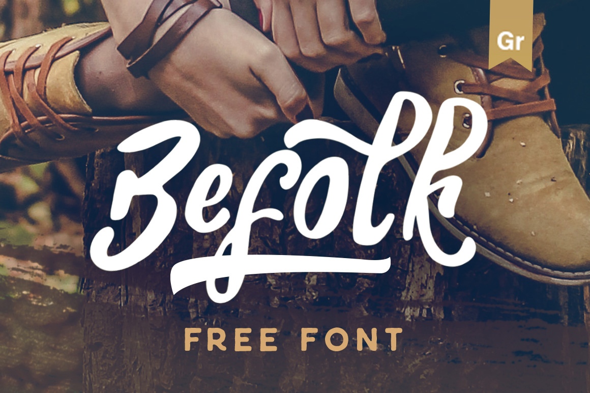 Befolk Script Font Free Download