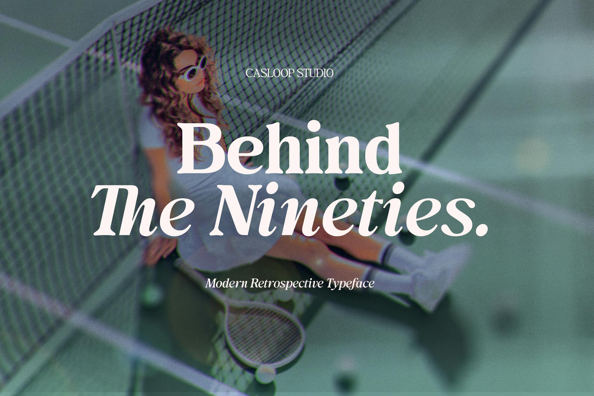 Behind The Nineties - 90s 80s Perfectly Retro Font Free Download