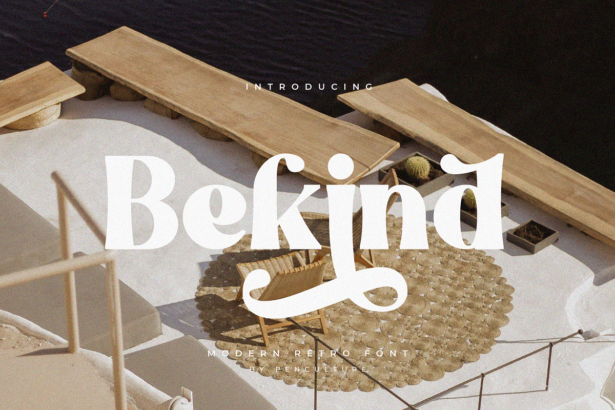 Bekind - Modern & Retro Font Free Download Free Download