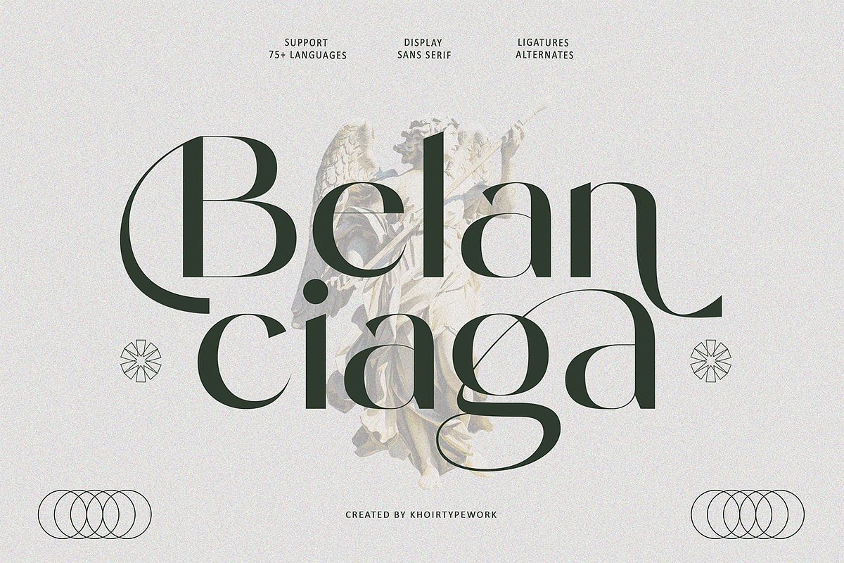 Belanciaga - Modern Sans Serif Free Download Free Download