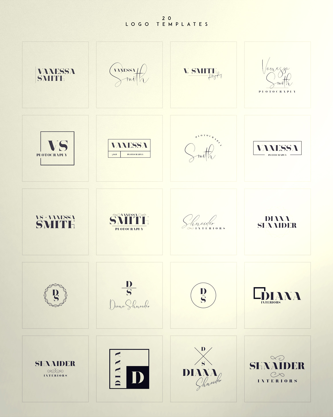 Belinda Tamira - Font duo + 20 Logos Free Download