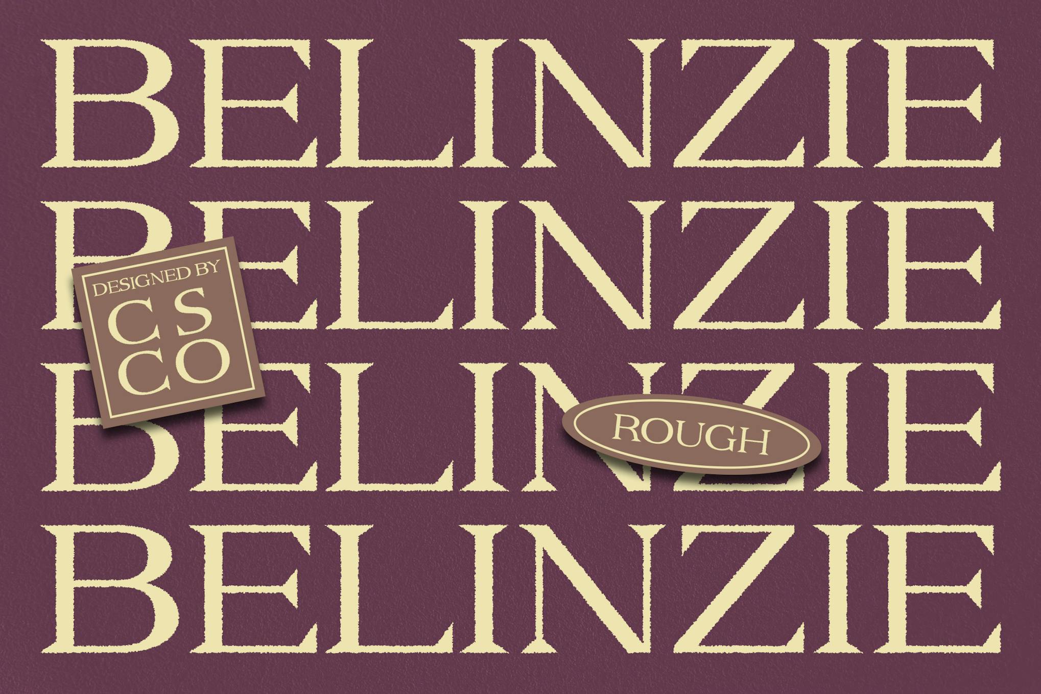 Belinzie Rough Font Free Download