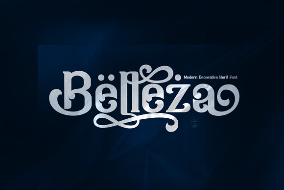 Belleza - Modern Decorative Serif Font Free Download