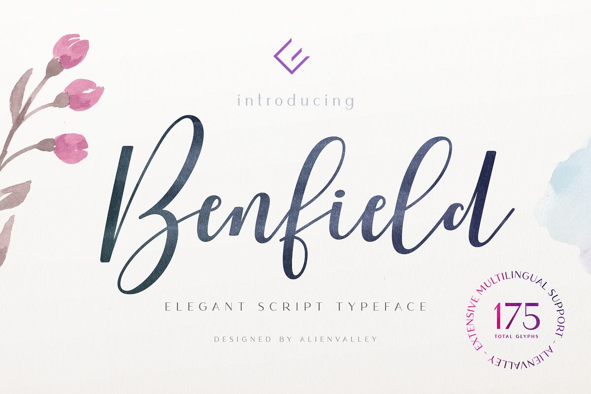 Benfield - Script Font Free Download Free Download