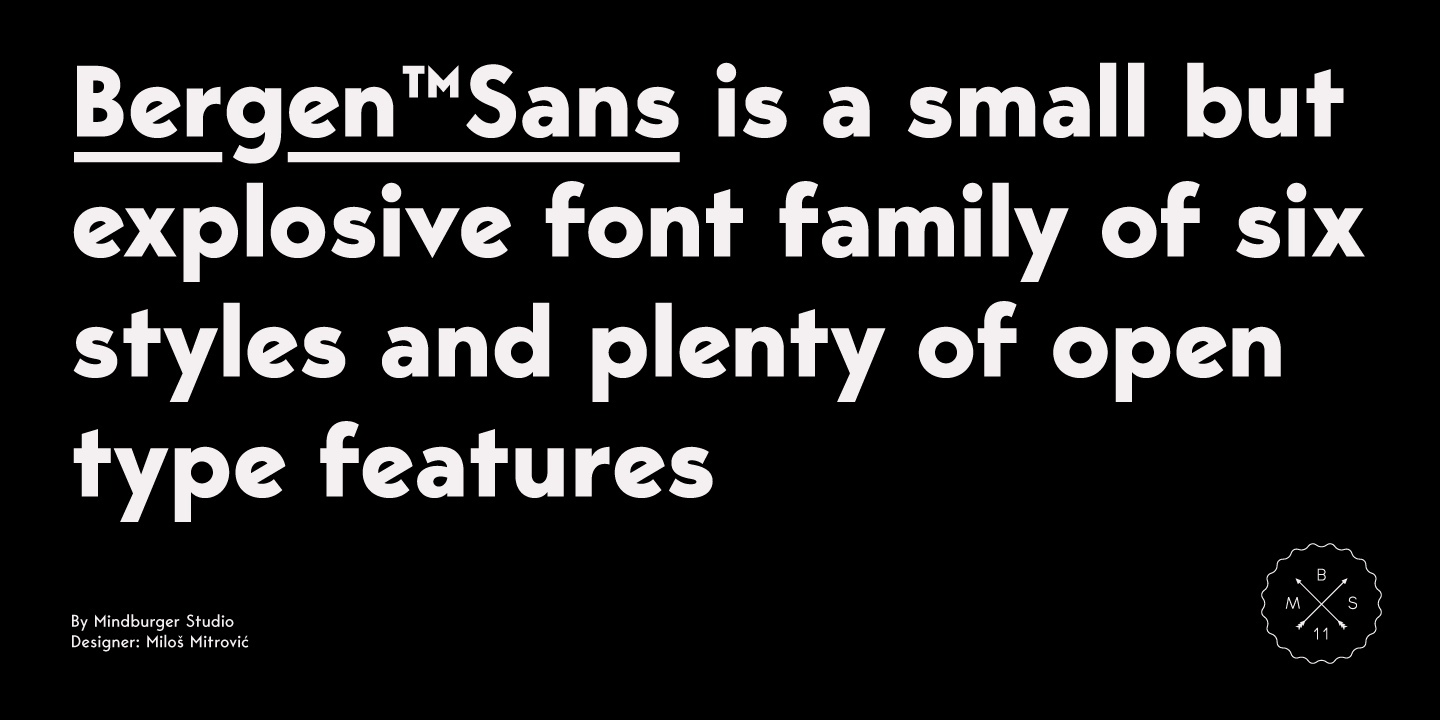 Bergen Sans Font Free Download