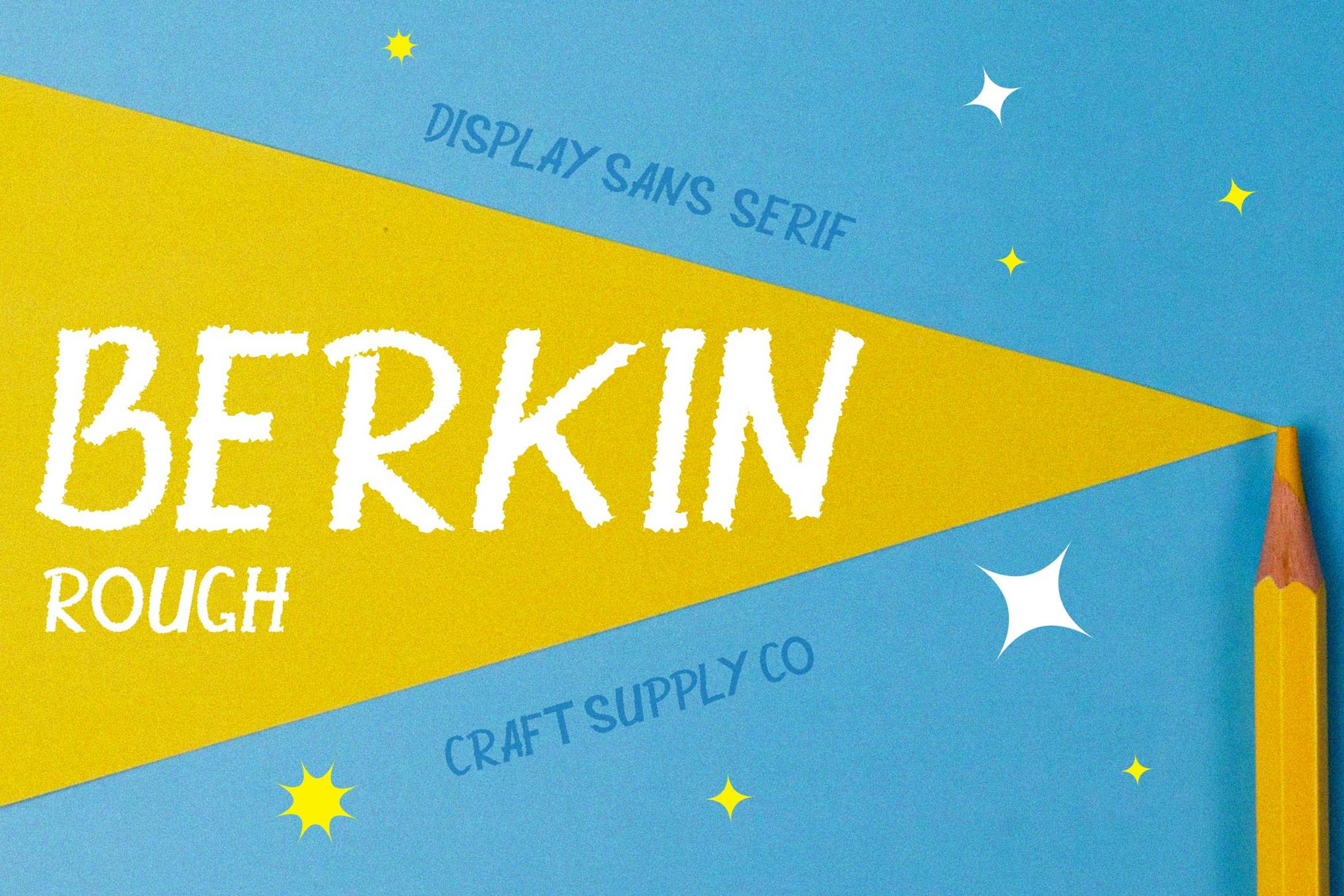 Berkin Rough Font Free Download