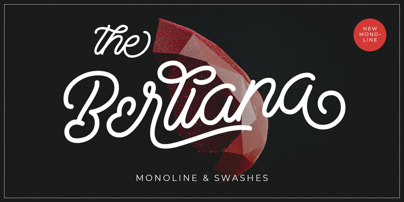 Berliana Monoline Font Free Download