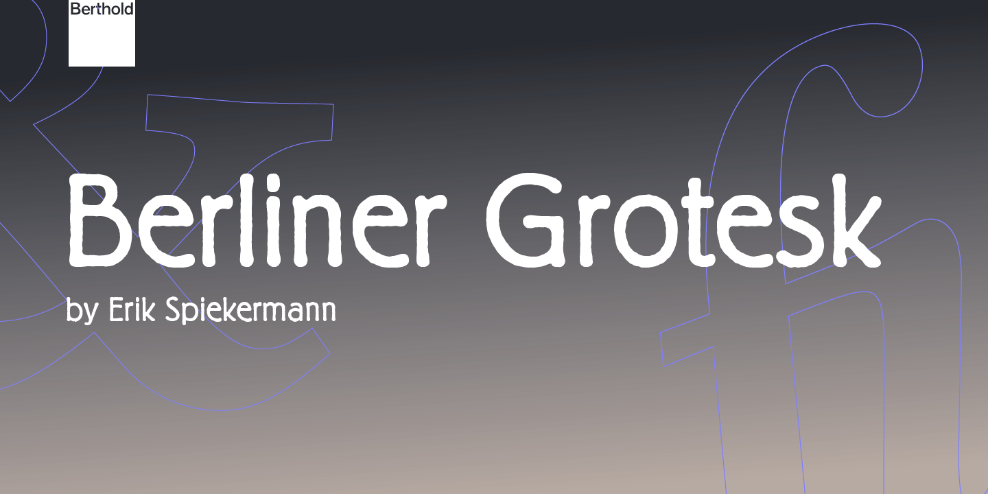 Berliner Grotesk Free Download Free Download