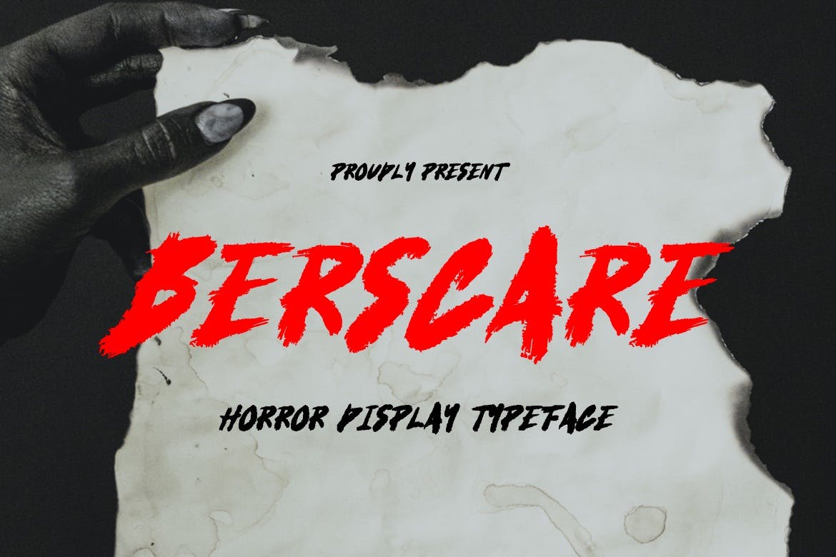 Berscare - Horror Font Free Download