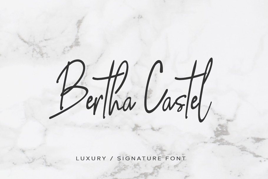 Bertha Castel Font Free Download