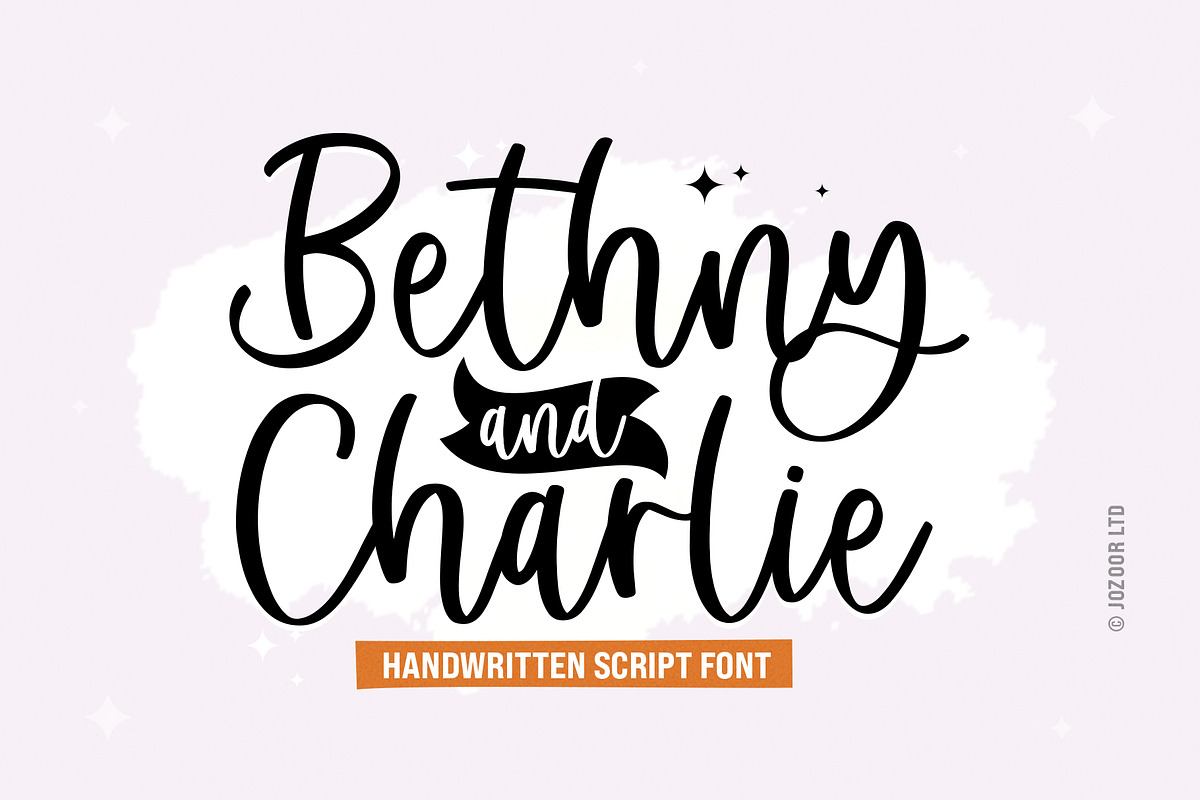 Bethny Charlie - Modern Script Font Free Download Free Download