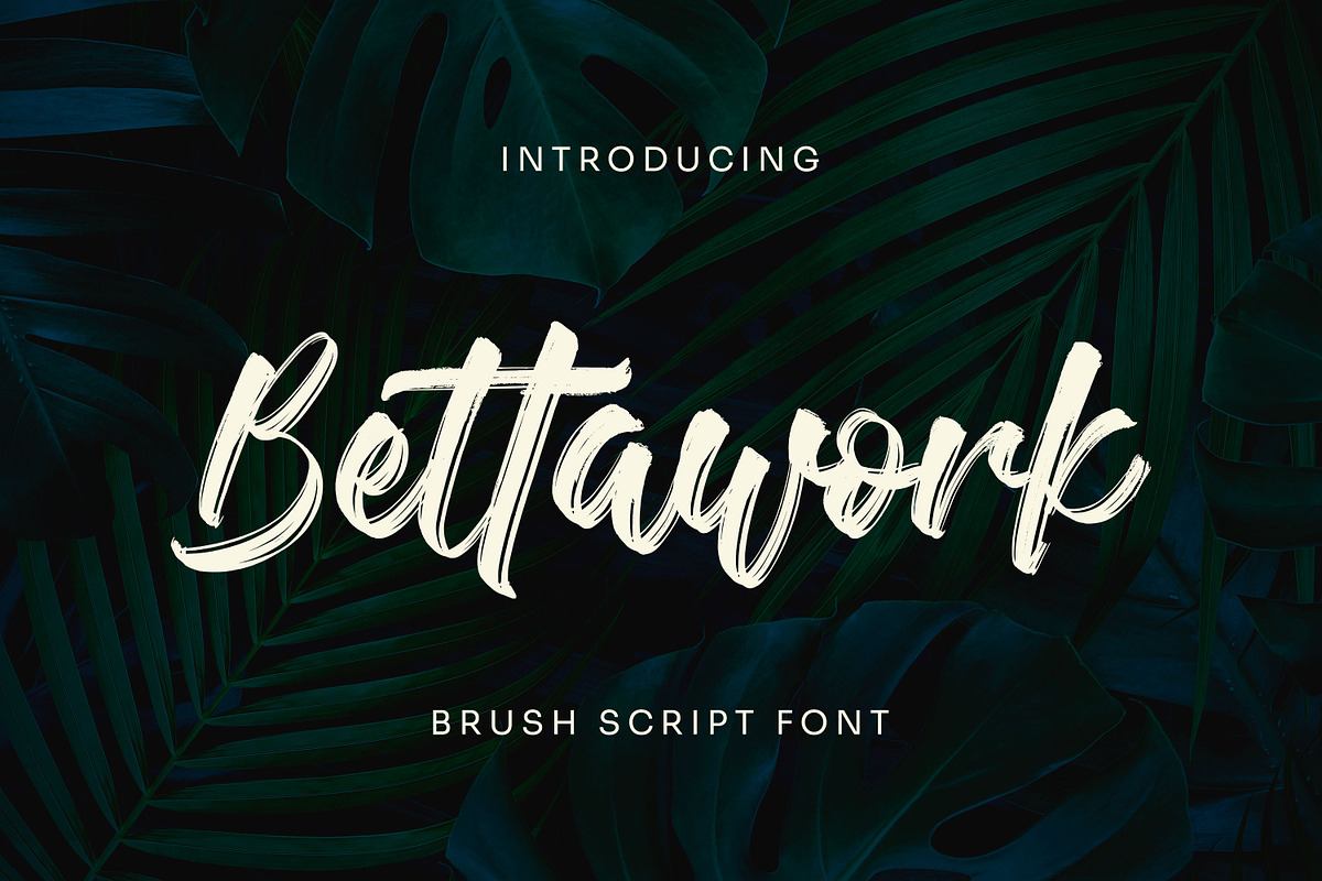 Bettawork - Brush Script Bold Free Download Free Download