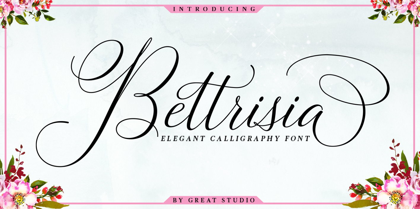 Bettrisia Script Font Free Download