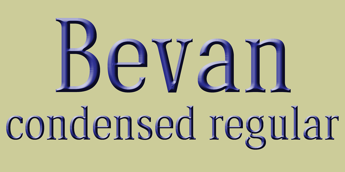 Bevan Condensed Free Download Free Download