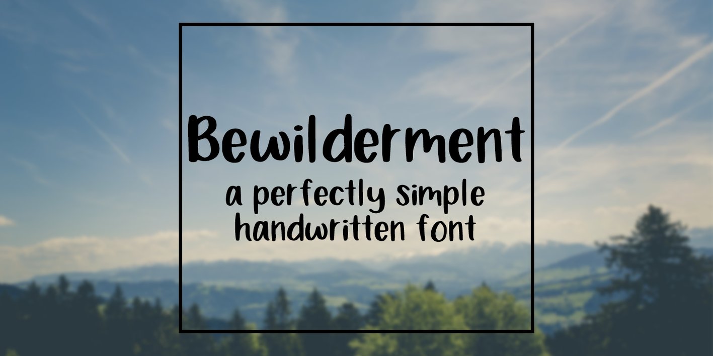 Bewilderment Font Free Download