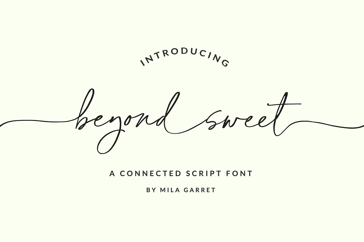 BeyondSweet Handwritten Wedding Font Free Download Free Download