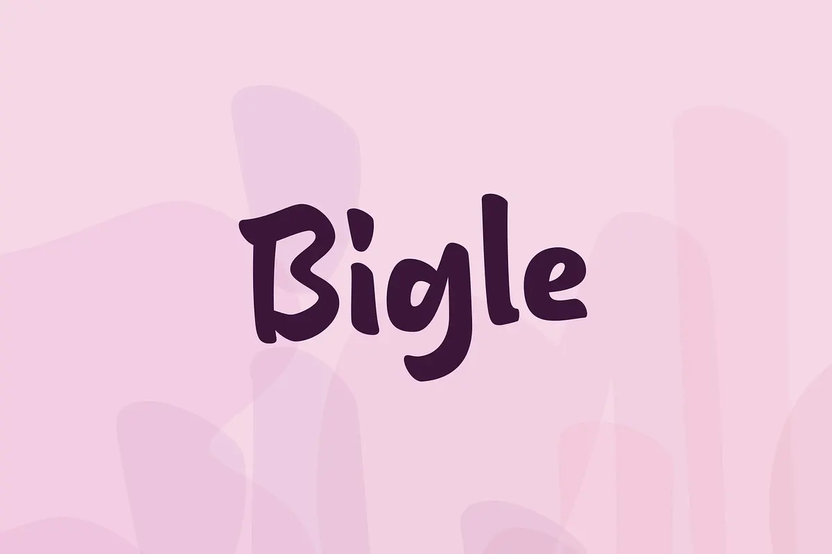 Bigle - Casual Typeface Free Download Free Download