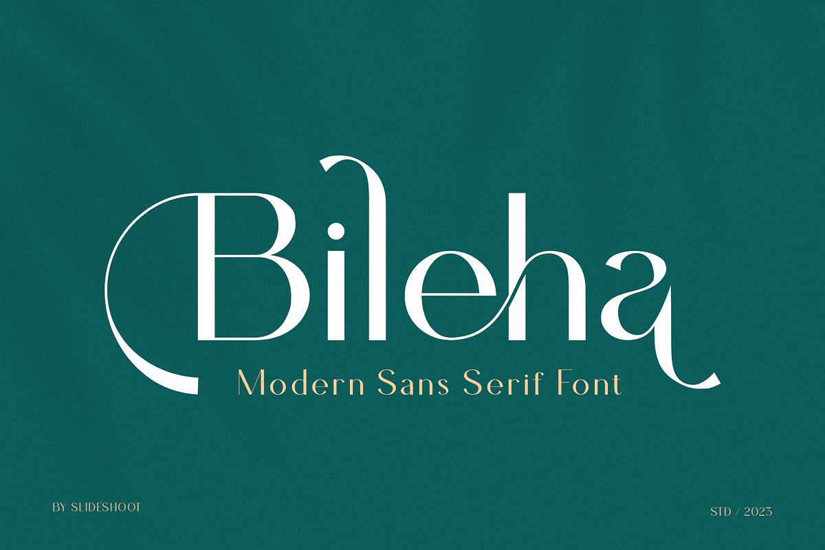 Bileha Modern Sans Serif Font Free Download Free Download