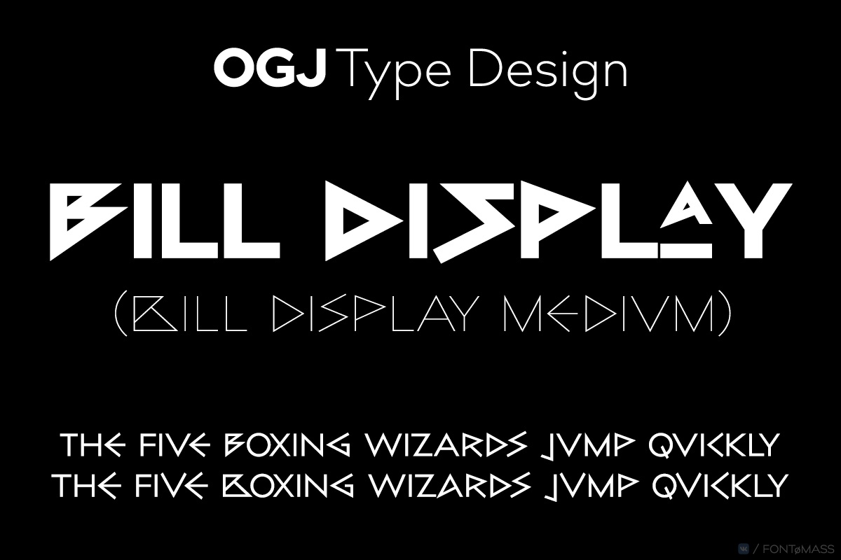 Bill Display Medium Font Free Download