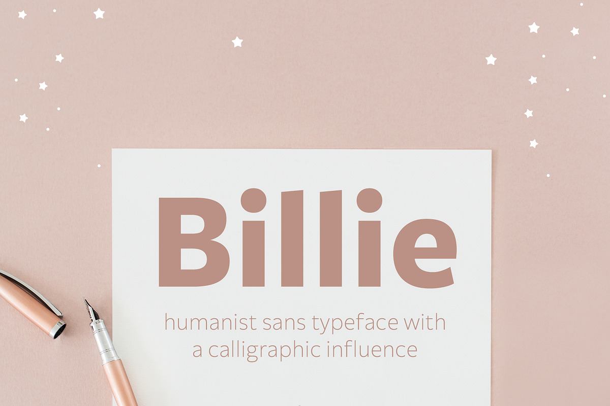 Billie font family by FontPeople Free Download Free Download