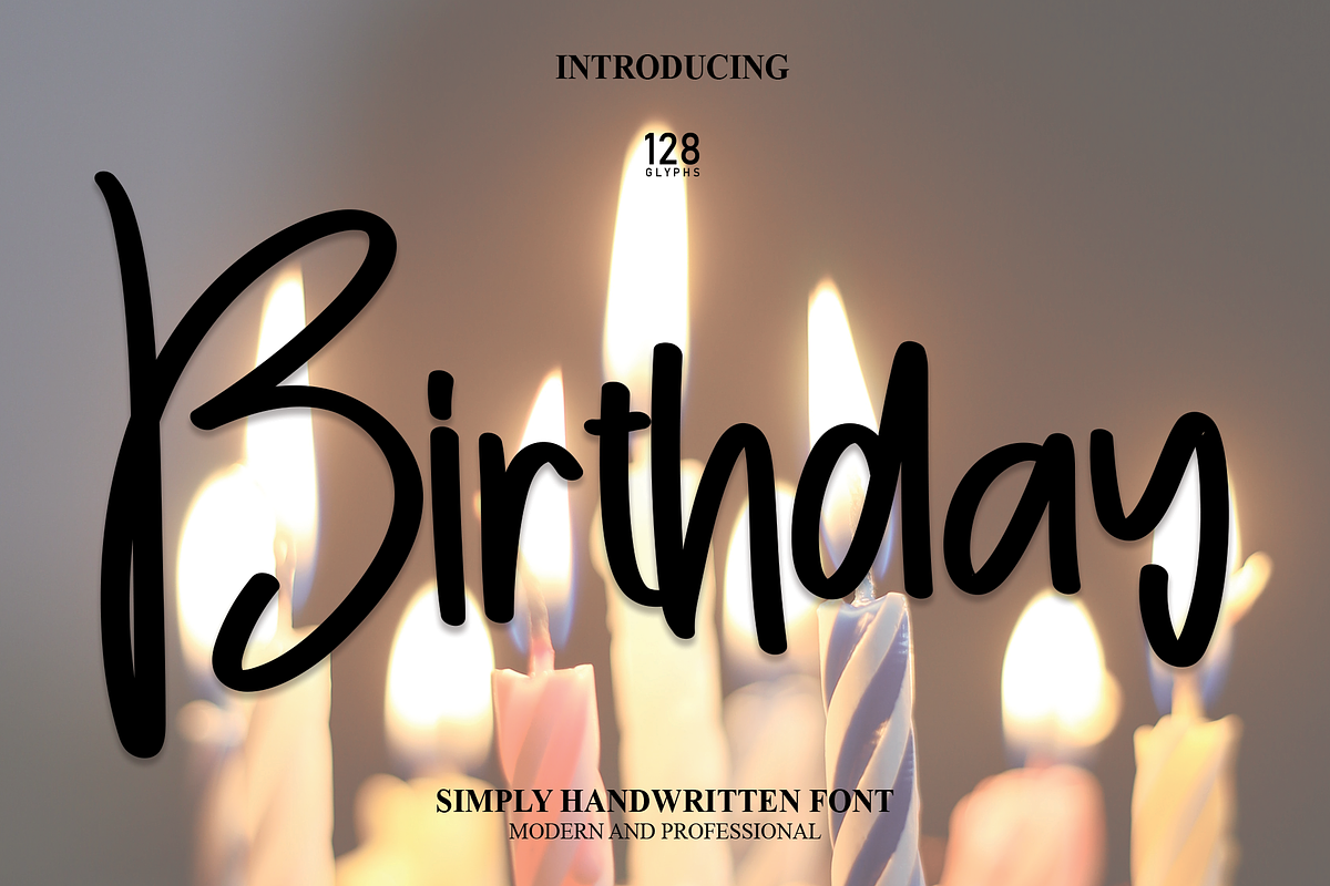 Birthday | Script Font Free Download Free Download